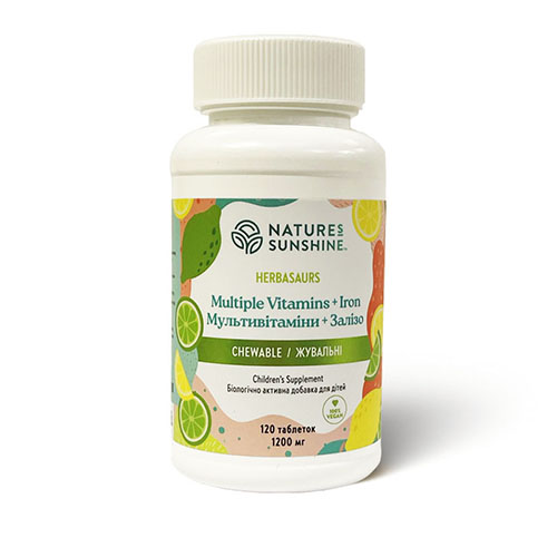Купить Chewable Multiple Vitamins plus Iron (Детские жевательные